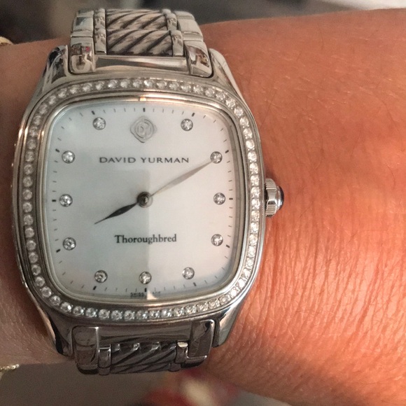 David Yurman Accessories - Authentic David Yurman watch with diamonds